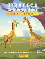 Giraffes Coloring Book For Kids