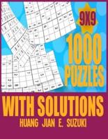 1,000 Puzzles With Solutions 9X9