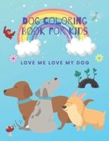 Dog Coloring Book For Kids