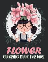 Flower Coloring Book for Kids
