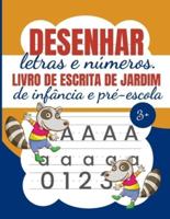 Desenhar Letras E Números Livro De Escrita De Jardim De Infância E Pré-Escola