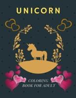 Unicorn Coloring Book for Adult