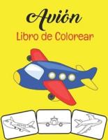 Avión Libro De Colorear