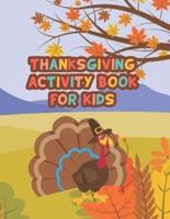 Thanksgiving Activity Book For Kids