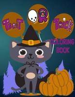 Treat or Trick Coloring Book