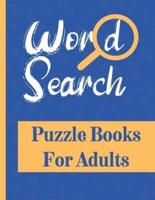 Word Search Puzzle Books For Adults
