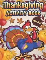 Thanksgiving Activity Book Ages 8-12