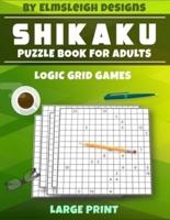 Shikaku Puzzle Book For Adults