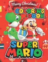Super Mario MERRY CHRISTMAS Coloring Book