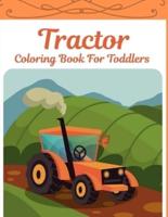 Tractor Coloring Book For Toddlers