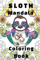 Sloth Mandala Coloring Book