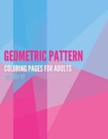 Geometric Patterns - Adult Coloring Book (Part 1)