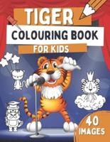 Tiger Colouring Book For Kids