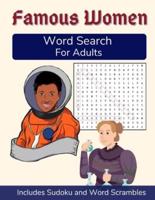 Famous Women Word Search For Adults