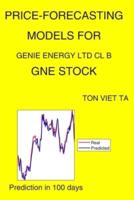 Price-Forecasting Models for Genie Energy Ltd Cl B GNE Stock