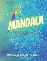 Mandala Coloring Book 100 Large Images For Adults