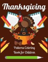Thanksgiving Patterns Coloring Book for Children