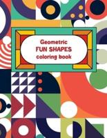 Geometric FUN SHAPES Coloring Book