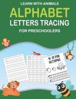 Learn With Animals Alphabet Letters Tracing for Preschoolers