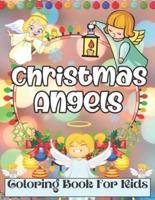 Christmas Angels Coloring Book For Kids