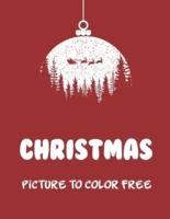 Christmas Pictures to Color Free
