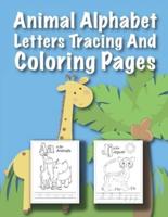 Animal Alphabet Letters Tracing And Coloring Pages