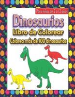 Dinosaurios Libro De Colorear Para Niños De 2 a 12 Años