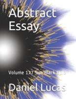 Abstract Essay