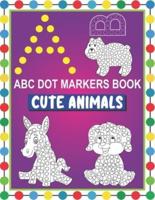 ABC Dot Markers Book Cute Animals