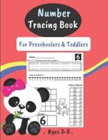 Number Tracing Book For Preschoolers & Toddlers Ages 3-5