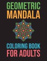 Geometric Mandala Coloring Book For Adults