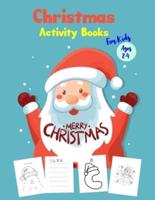 Christmas Activity Books For Kids Ages 2-4