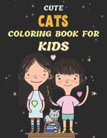 Cute Cats Coloring Book for Kids