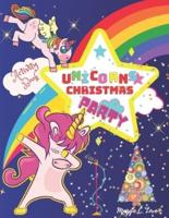 Unicorns Christmas Party Activity Book