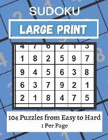 Large Print Sudoku Puzzle Book Easy to Hard