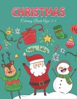 Christmas Coloring Book Ages 3-5