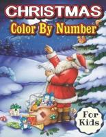 Christmas Color By Number For Kids