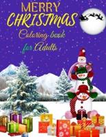 Merry Christmas Coloring Book for Adults