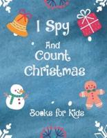 I Spy and Count Christmas Books for Kids