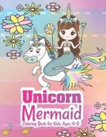 Unicorn Mermaid Coloring Book