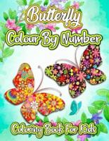 Butterfly Colour By Number Coloring Book For Kids