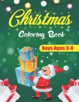 Christmas Coloring Book BOYS AGES 3-8