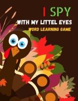 I Spy With My Little Eyes Word Learning Game