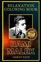 Rami Malek Relaxation Coloring Book