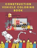 Construction Vehicle Coloring Book