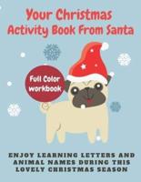 Your Christmas Activity Book From Santa Full Color Workbook