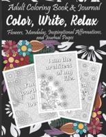 Adult Coloring Book & Journal