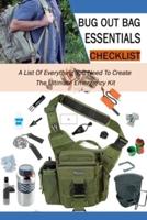 Bug Out Bag Essentials Checklist