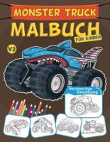 Monster Truck Malbuch Für Kinder