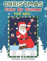 Christmas Color By Number for Kids